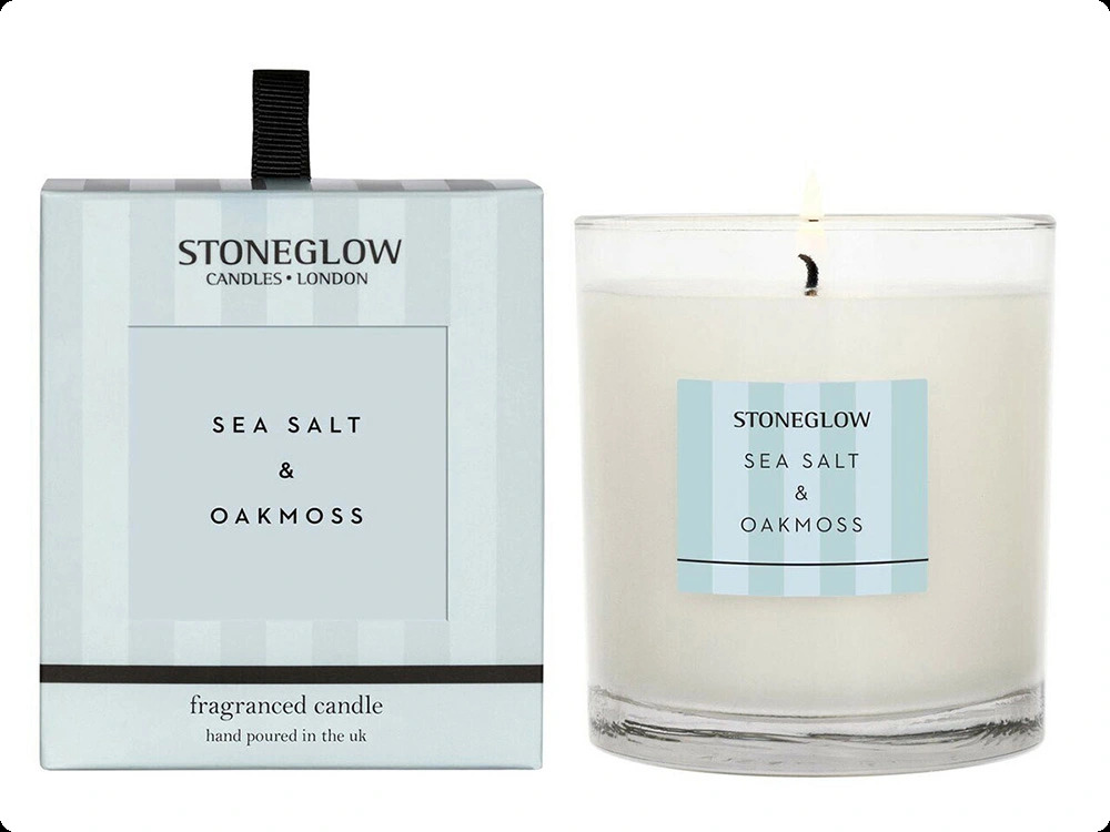 Stoneglow Sea Salt and Oakmoss Свеча 180 гр для женщин и мужчин