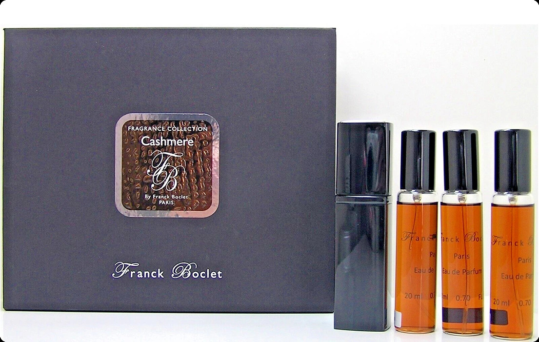Franck Boclet Cashmere Набор (парфюмерная вода 20 мл x 4 шт.) для женщин и мужчин