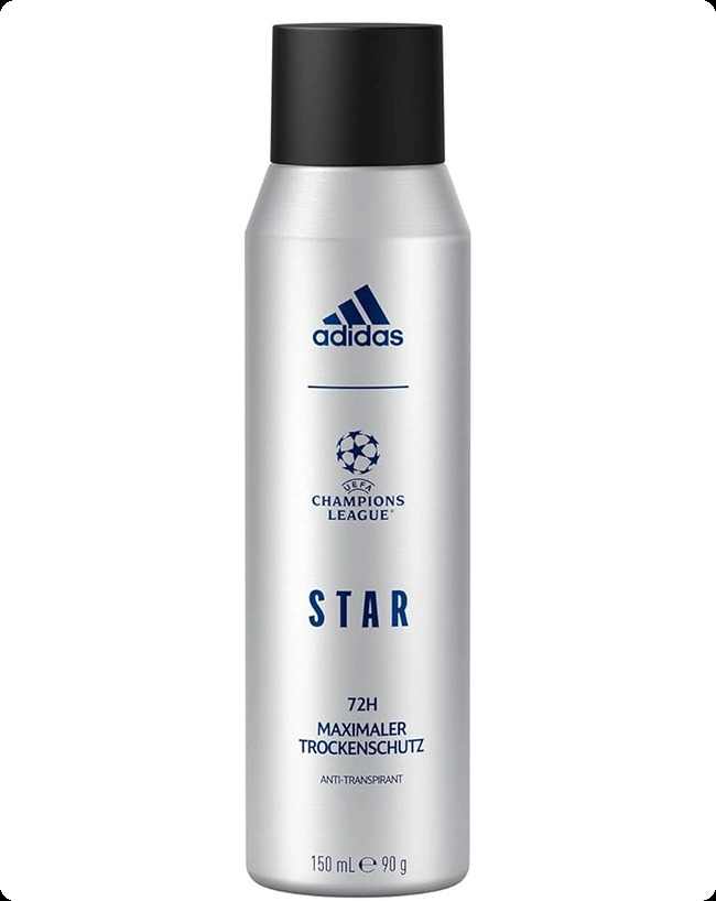 Adidas UEFA Champions League Star Edition Дезодорант-спрей 150 мл для мужчин