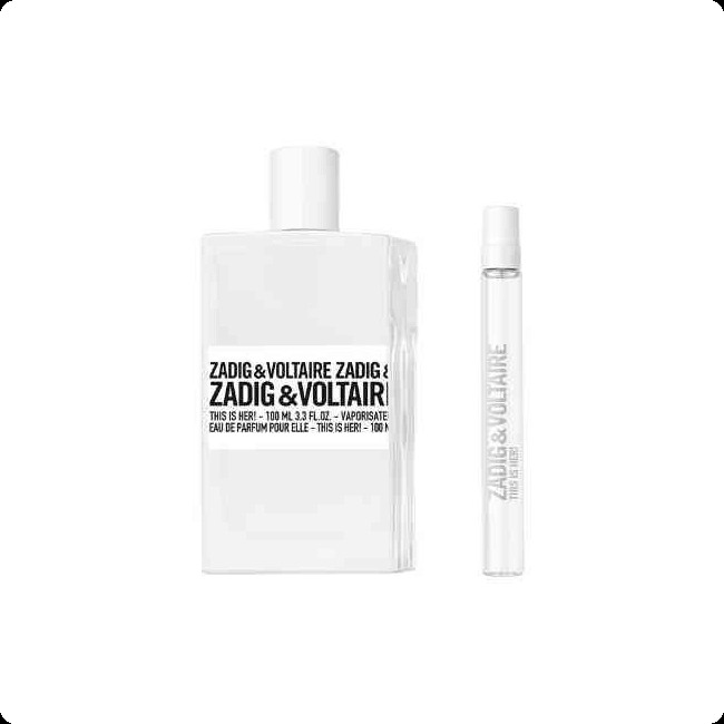 Zadig & Voltaire This is Her Набор (парфюмерная вода 100 мл + парфюмерная вода 10 мл) для женщин