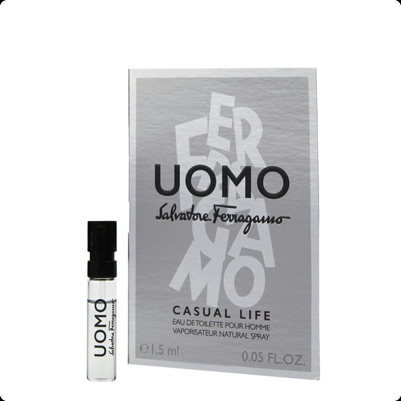 Миниатюра Salvatore Ferragamo Uomo Casual Life Туалетная вода 1.5 мл - пробник духов