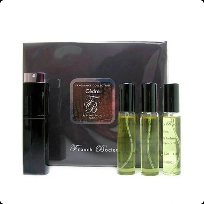 Franck Boclet Cedre Набор (парфюмерная вода 20 мл x 4 шт.) для женщин и мужчин