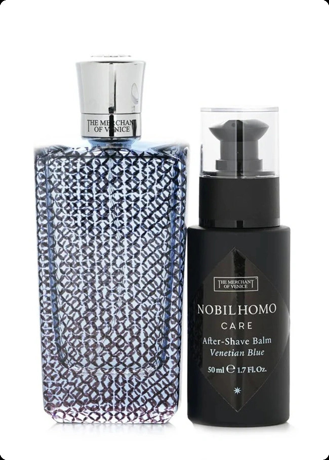 The Merchant of Venice Venetian Blue Набор (парфюмерная вода 100 мл + бальзам после бритья 50 мл) для мужчин