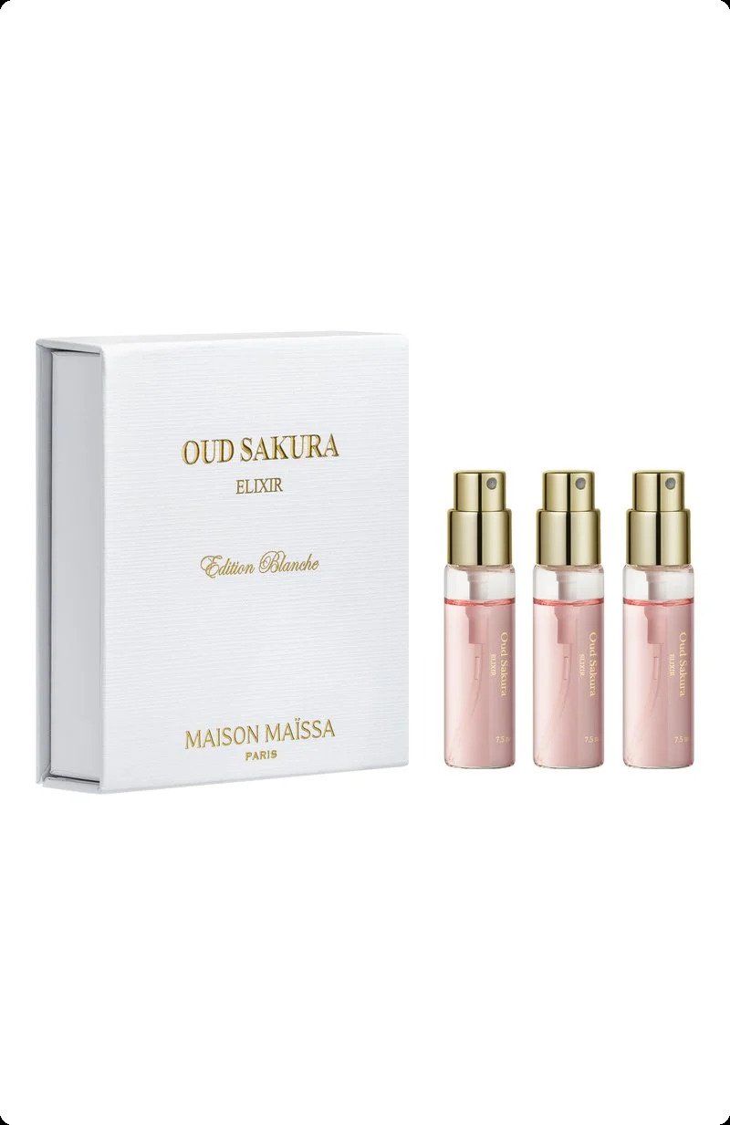 Maissa Oud Sakura Набор (парфюмерная вода 7.5 мл x 3 шт.) для женщин и мужчин