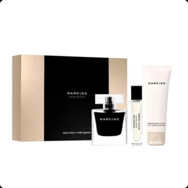 Narciso Rodriguez Narciso Eau de Toilette Набор (туалетная вода 90 мл + туалетная вода 10 мл + лосьон для тела 75 мл) для женщин