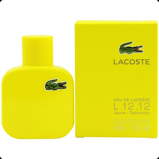 Lacoste Eau de Lacoste L 12 12 Yellow Jaune Туалетная вода 50 мл для мужчин