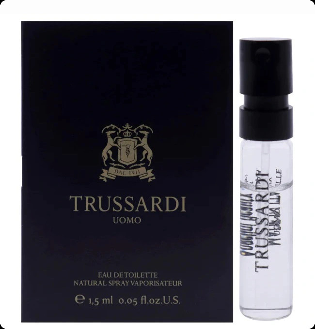 Миниатюра Trussardi Uomo Туалетная вода 1.5 мл - пробник духов