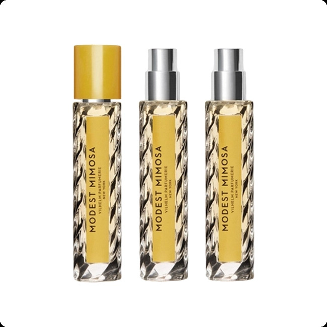 Vilhelm Parfumerie Modest Mimosa Набор (парфюмерная вода 10 мл x 3 шт.) для женщин и мужчин