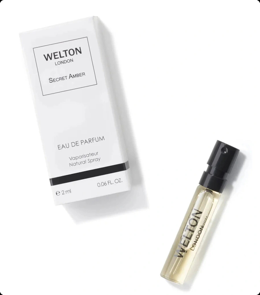 Миниатюра Welton London Secret Amber Парфюмерная вода 2 мл - пробник духов