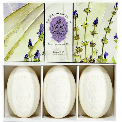 La Florentina Lavender Soap Набор (мыло 150 гр x 3 шт.)