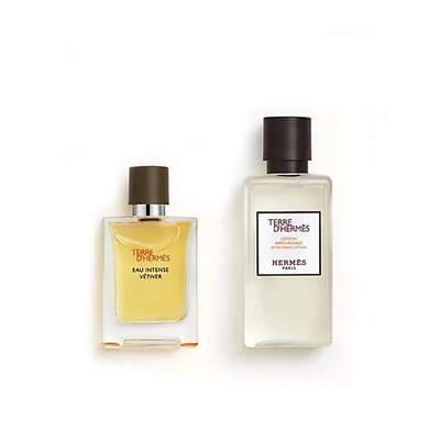 Hermes Terre d Hermes Eau Intense Vetiver Набор (парфюмерная вода 12.5 мл + лосьон после бритья 40 мл)