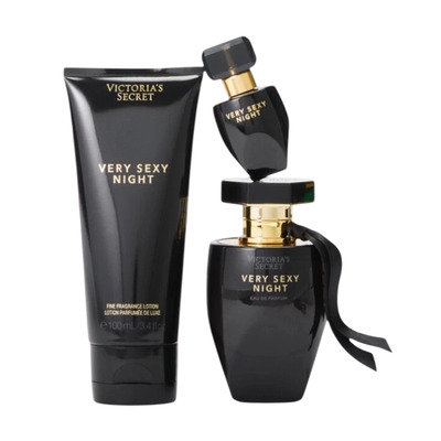 Victoria`s Secret Very Sexy Night Набор (парфюмерная вода 50 мл + парфюмерная вода 7.5 мл + лосьон для тела 100 мл)