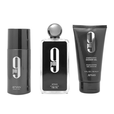 Afnan 9 PM Black набор парфюмерии
