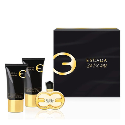 Escada Desire Me Набор (парфюмерная вода 50 мл + гель для душа 50 мл + лосьон для тела 50 мл)