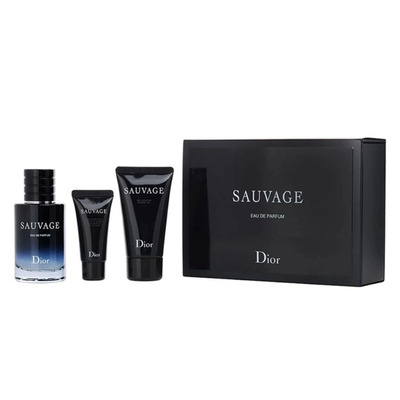 Christian Dior Sauvage Eau de Parfum Набор (парфюмерная вода 60 мл + гель для душа 50 мл + гель для бритья 20 мл)