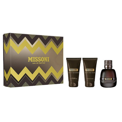 Missoni Missoni Parfum Pour Homme Набор (парфюмерная вода 50 мл + гель для душа 50 мл + лосьон после бритья 50 мл)