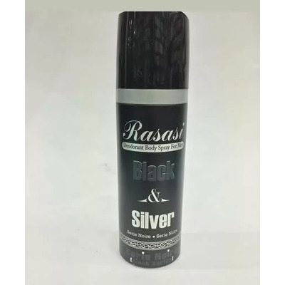 Rasasi Black and Silver Дезодорант-спрей 200 мл