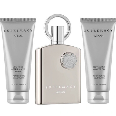 Afnan Supremacy Silver Pour Homme набор парфюмерии