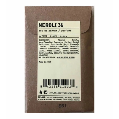 Мужские и женские духи Le Labo Neroli 36 со скидкой