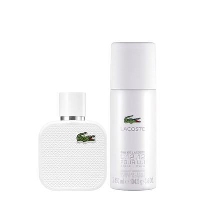 Lacoste Eau de Lacoste L 12 12 Blanc Pure набор парфюмерии
