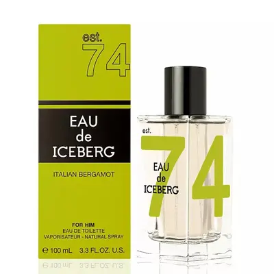 Новинка Iceberg Eau De Iceberg 74 Italian Bergamot