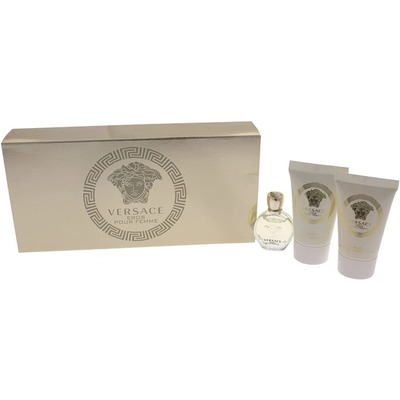 Versace Eros Pour Femme Набор (парфюмерная вода 5 мл + лосьон для тела 25 мл + лосьон для тела 25 мл)