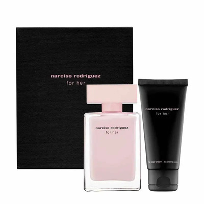 Narciso Rodriguez Narciso Rodriguez For Her Eau de Parfum Набор (парфюмерная вода 50 мл + крем для тела 50 мл)