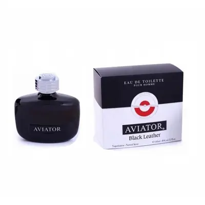 Yves de Sistelle Aviator Black Leather