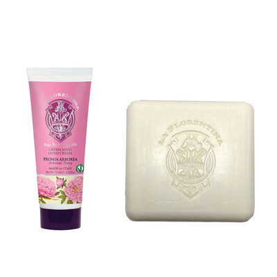 La Florentina Arboreal Peony Набор (мыло 106 гр + крем для рук 75 мл)