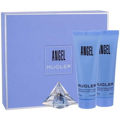 Thierry Mugler Angel Набор (парфюмерная вода 5 мл + гель для душа 50 мл + лосьон для тела 50 мл)