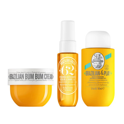 Sol De Janeiro Sol Cheirosa 62 Набор (гель для душа 90 мл + крем для тела 50 мл + спрей для тела 30 мл)