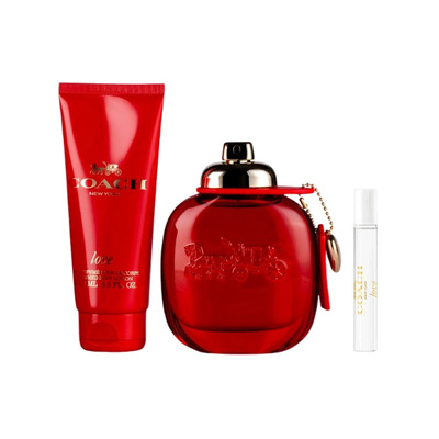 Coach Love Набор (парфюмерная вода 90 мл + парфюмерная вода 7.5 мл + лосьон для тела 100 мл)
