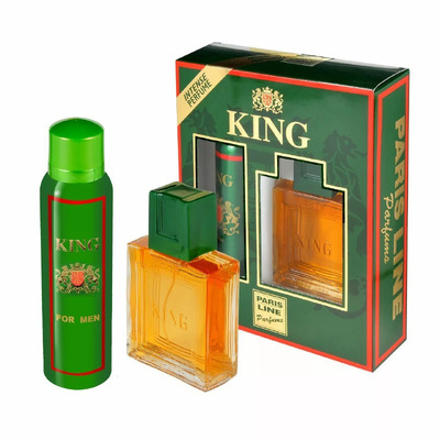 Paris Line Parfums King Набор (туалетная вода 100 мл + дезодорант-спрей 150 мл)