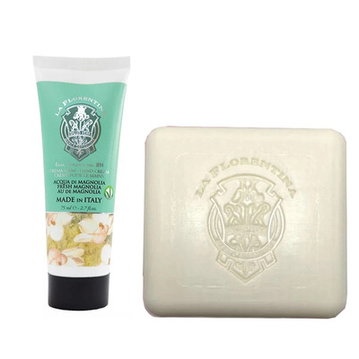 La Florentina Fresh Magnolia Soap Набор (мыло 106 гр + крем для рук 75 мл)