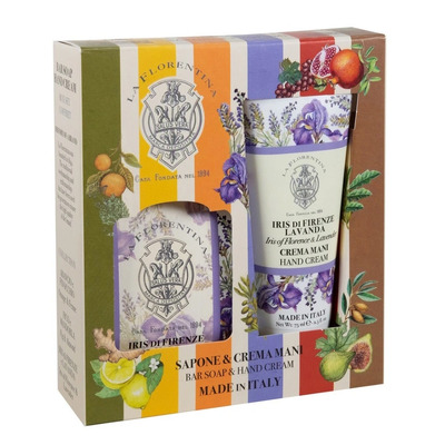 La Florentina Iris of Florence and Lavender Набор (мыло 106 гр + крем для рук 75 мл)
