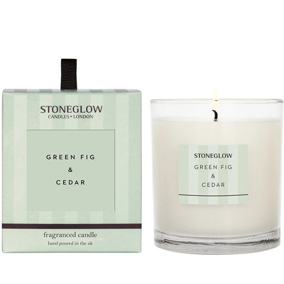 Stoneglow Green Fig and Cedar Свеча 180 гр
