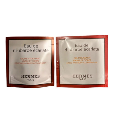 Hermes Eau de Rhubarbe Ecarlate набор парфюмерии