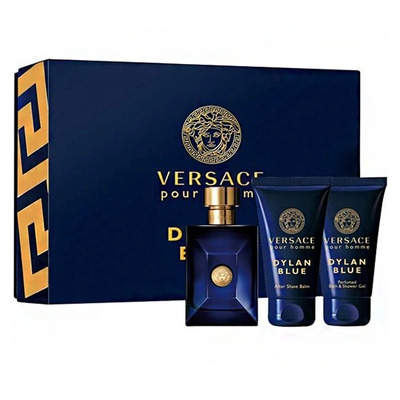 Versace Versace Pour Homme Dylan Blue Набор (туалетная вода 50 мл + гель для душа 50 мл + бальзам после бритья 50 мл)