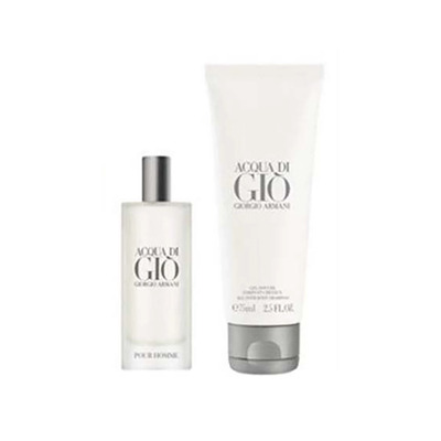 Giorgio Armani Acqua Di Gio Набор (туалетная вода 15 мл + гель для душа 75 мл)