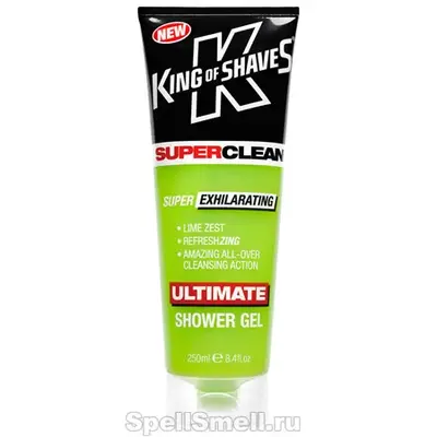 King of Shaves Super Shower Gel Lime