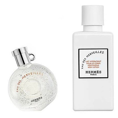 Hermes Eau Des Merveilles Набор (туалетная вода 7.5 мл + лосьон для тела 40 мл)