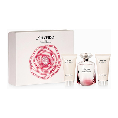 Shiseido Ever Bloom Набор (парфюмерная вода 50 мл + лосьон для тела 50 мл + крем для душа 50 мл)