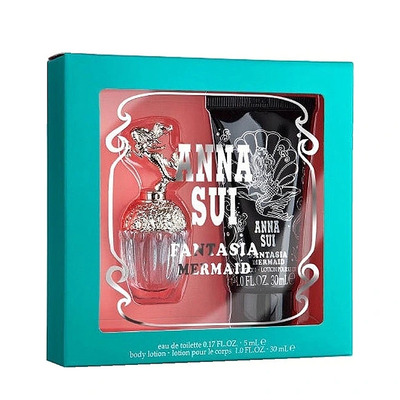 Anna Sui Fantasia Mermaid Набор (туалетная вода 5 мл + лосьон для тела 30 мл)