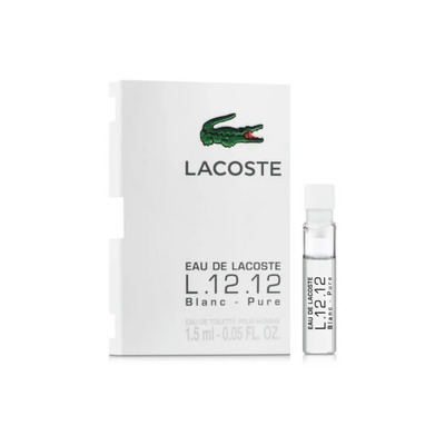 Миниатюра Lacoste Eau de Lacoste L 12 12 Blanc Pure Туалетная вода 1.5 мл - пробник духов