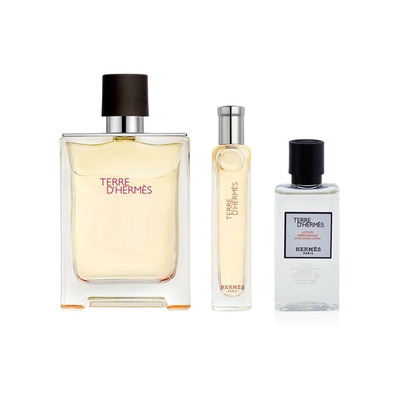 Hermes Terre D`Hermes Набор (туалетная вода 100 мл + туалетная вода 15 мл + лосьон после бритья 40 мл)