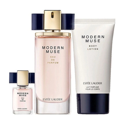 Estee Lauder Modern Muse Набор (парфюмерная вода 50 мл + парфюмерная вода 4 мл + лосьон для тела 75 мл)