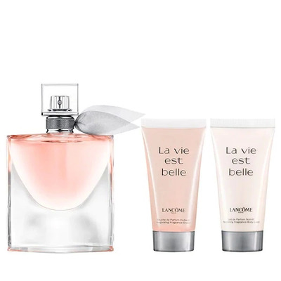 Lancome La Vie Est Belle Набор (парфюмерная вода 50 мл + гель для душа 50 мл + лосьон для тела 50 мл)