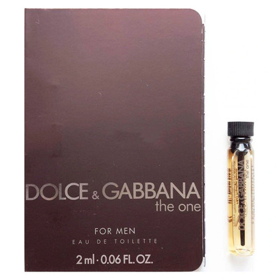Миниатюра Dolce & Gabbana The One For Men Туалетная вода 2 мл - пробник духов
