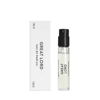 Миниатюра Vilhelm Parfumerie Great Lord Парфюмерная вода 2 мл - пробник духов