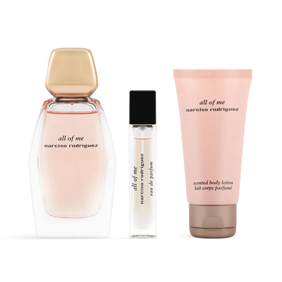 Narciso Rodriguez All Of Me Набор (парфюмерная вода 90 мл + парфюмерная вода 10 мл + лосьон для тела 50 мл)